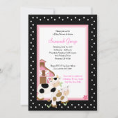 Moo Cow Farm Barnyard Baby Shower Invitations 5x7 (Devant)