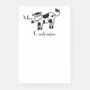 Moo Cow Thunder_Cove Post-it® Notes