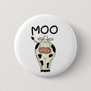 Moo Cow Tshirts en Gifts Ronde Button 5,7 Cm