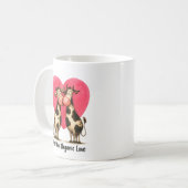 🐄 Moo-d for Love – “Certified Organic Love” Mug (Devant gauche)