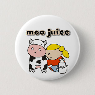 Moo de T-shirts en de Giften van het Sap Ronde Button 5,7 Cm