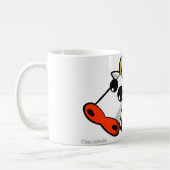Moo de zwarte en witte koe koffiemok (Links)