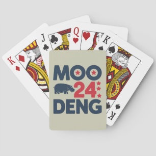 Moo Deng 2024 Moo Deng Moo Deng Schattige Baby Nij Pokerkaarten