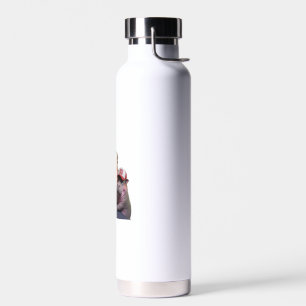 Moo Deng 24 Trumps wilde rit met kat en nijlpaard! Waterfles