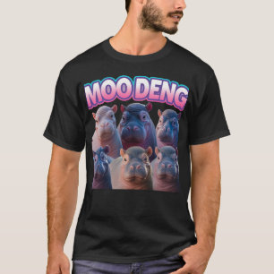 Moo Deng Baby Pygmy Hippo T-shirt