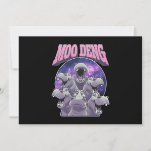 MOO-DENG DE BEROEMDE BABY DWERG-NIJIJLPAARD MOODEN KAART