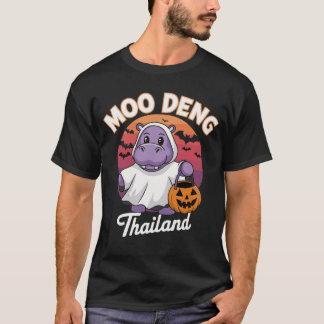 Moo Deng: Het spookachtige nijlpaard T-shirt