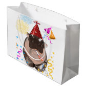 Moo Deng Hippo Groot Cadeauzakje (Achterkant Gekanteld)