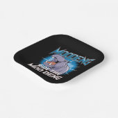 MOO DENG Hippo Ride The MOO DENG Papieren Bordje (Gebogen)