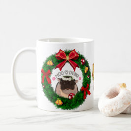 Moo Deng Hippo voor vrolijk kerstfeest Koffiemok