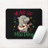 Moo Deng Is A Pygmy Hip Happy New Year Funny  Muismat (Met muis)