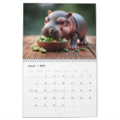 Moo Deng Kalender (Mar 2027)