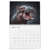 Moo Deng Kalender (Feb 2027)
