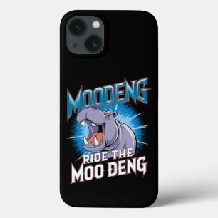 MOO DENG Nijlpaardrit De MOO DENG iPhone 13 Hoesje