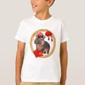Moo Deng, un hippo de Thaïlande T-Shirt (Devant)