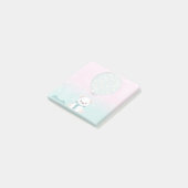 Moo Dier Aquarel Moderne School Post-it® Notes (Schuin)