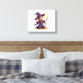 Moo-Gician de Koe tovenaar Canvas Afdruk (Insitu (Slaapkamer))