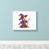 Moo-Gician de Koe tovenaar Canvas Afdruk (Insitu (Houten vloer))