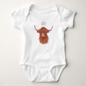 Moo Highland Koe Romper (Voorkant)