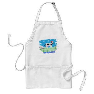 Moo-ïg Kerstmis Standaard Schort