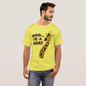 Moo... Ik ben een geit - Giraffe T-shirt (Voorkant volledig)