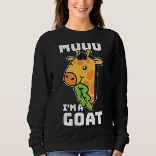 Moo Im A Goat Giraffe Trui