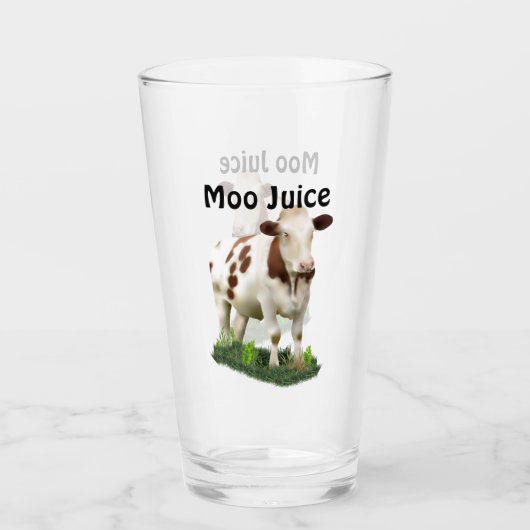 Moo Juice Glas (Voorkant)