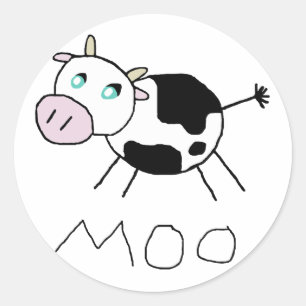 Moo Koe Ronde Sticker