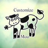 Moo Koe Thunder_Cove Raamsticker (Vel 3)