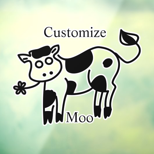 Moo Koe Thunder_Cove Raamsticker (Vel 3)