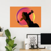 Moo Koe Zen Poster (Thuiskantoor)