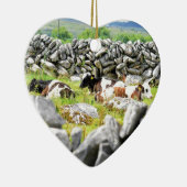 Moo Koeien Keramisch Ornament (Rechts)