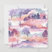 Moo landschap met waterverf dank je wel (Voorkant)