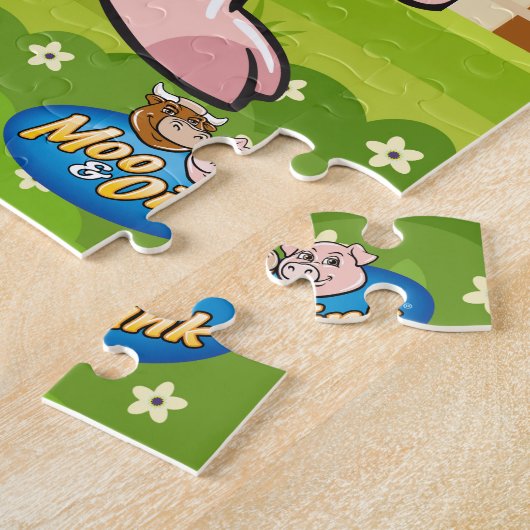 Moo & Link puzzel Legpuzzel (Zijkant)