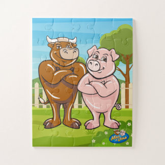 Moo & Link puzzel Legpuzzel