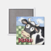 Moo - Magnet Magneet (Voorkant / Achterkant)