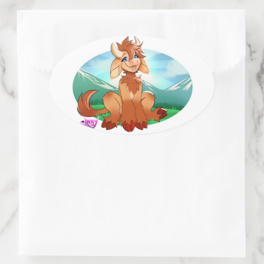 Moo moo autocollant (Sac)