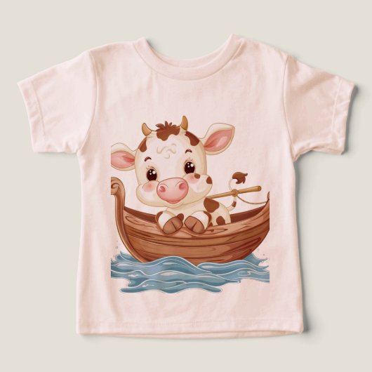 Moo Moo Snuggings Baby Cow Tee (Design Recto)