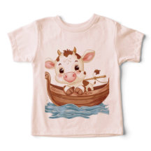Moo Moo Snuggles Baby Koe T-shirt