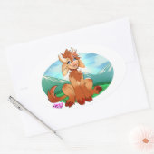 Moo moo sticker (Envelop)