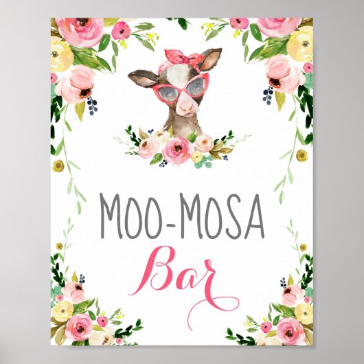 Moo-Mosa Bar Poster (Voorkant)