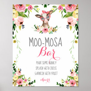 Moo-Mosa Bar-Poster Poster