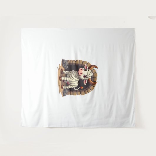Moo-mummy keert terug wandkleed (Voorkant (horizontaal))
