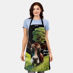 Moo-ning voor bloedbad schort