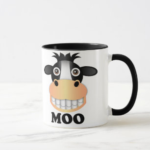Moo - Noir 11 oz Ringer Mug 