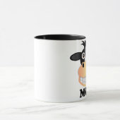 Moo - Noir 11 oz Ringer Mug  (Centre)