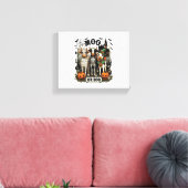 Moo of Boo Halloween Koe Canvas Afdruk (Insitu (Woonkamer))