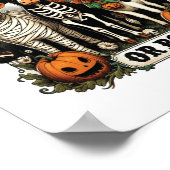 Moo of Boo Halloween Koe Poster (Hoek)