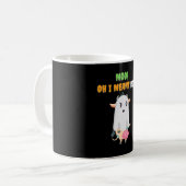 Moo! Oh, ik bedoel Boo! - Funny Holloween Koffiemok (Voorkant links)