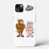 Moo & Oink iPhone 13 Hoesje (Achterkant)